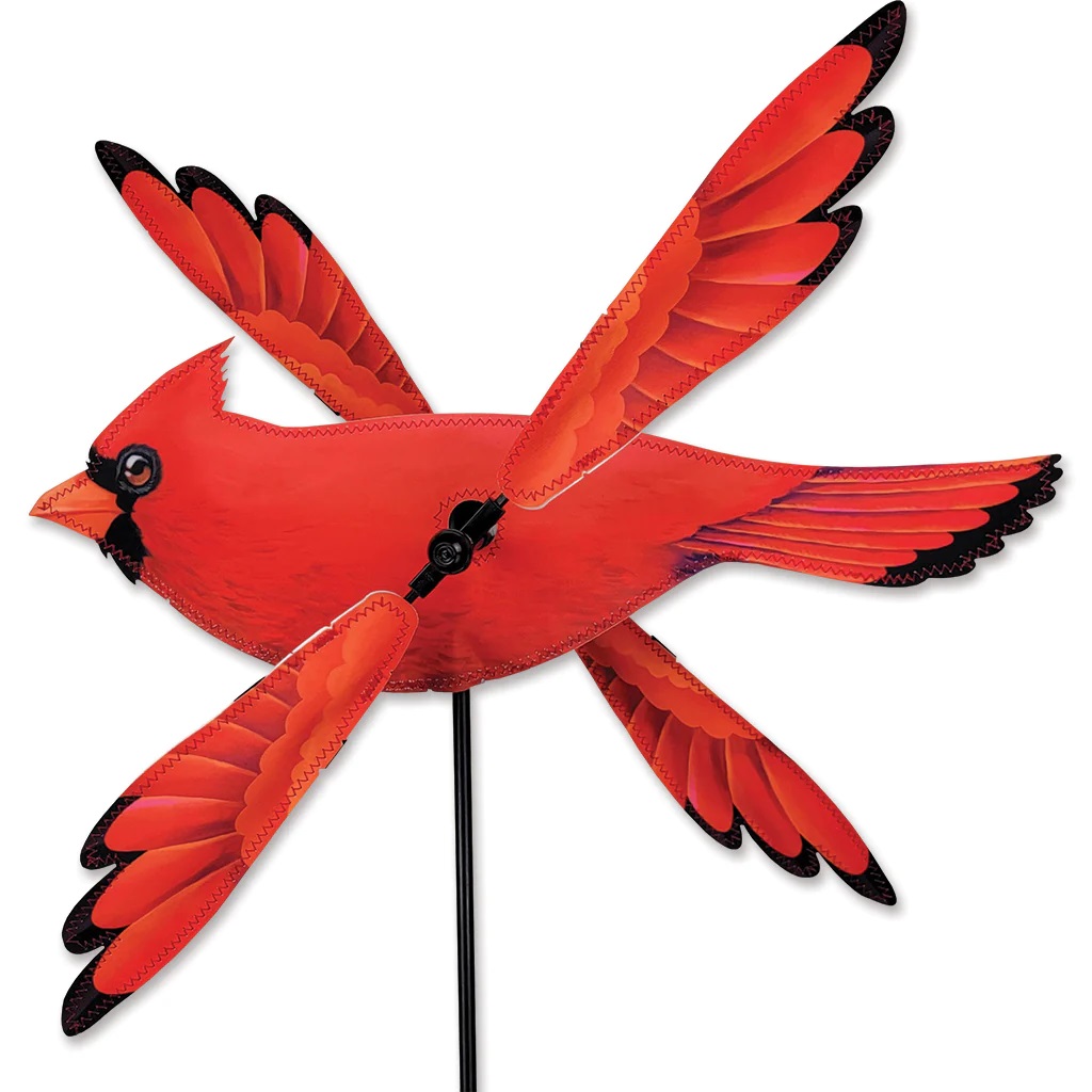 Cardinal Whirligig Wind Spinner Small